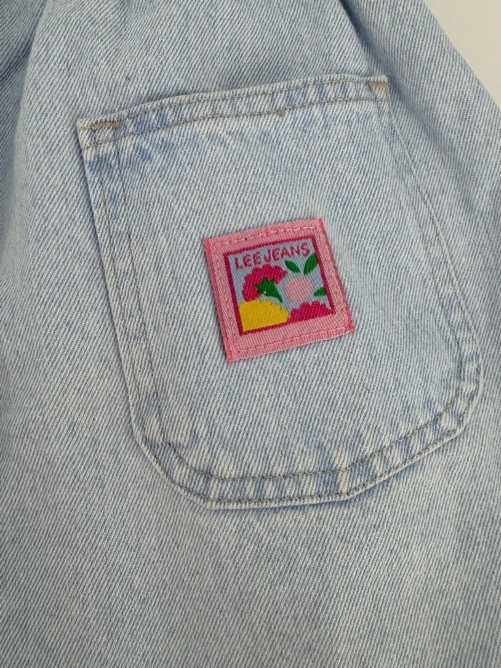 Vintage Lee Denim Overalls Jumper Dress Girls 4